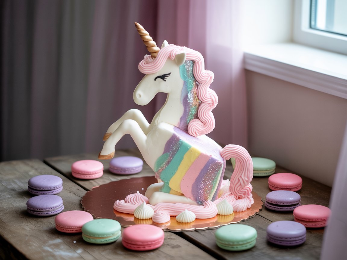 Unicorn cake design 2 by Uniswap Cakes bakery